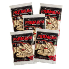 250 Premium Wood from Player Supreme Golf Tees  - Available in multiple sizes and colors
