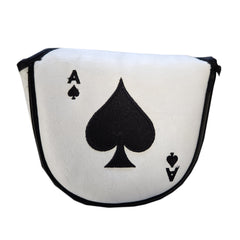Ace of Spades Putter Cover for Heel Shafted Mallet Putters *LAST CALL*