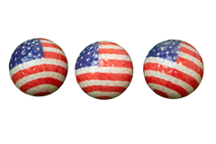 3 Pack Novelty Golf Balls (Available in Various Styles)