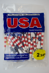Player Supreme 80ct USA Golf Tees - 2 3/4"