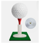 Rubber Golf Tees Holders for Wooden Tees (1 1/2"- 2") - 3 Pack