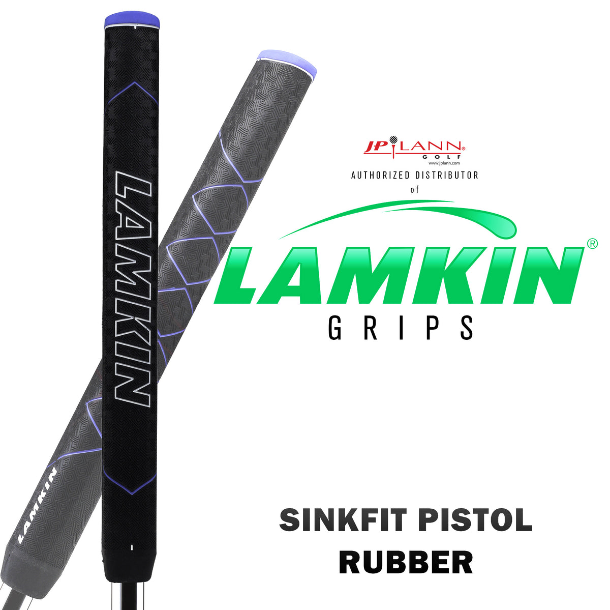 Lamkin® Sinkfit Pistol Rubber Putter Grip Jp Lann Golf