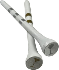 Martini & Wine Pride Sports Wood Golf Tee 2 3/4"or 3 1/4"- 100 Ct