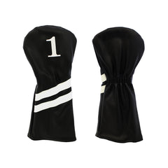 Timeless Black and White Head Covers, Driver or Fairway