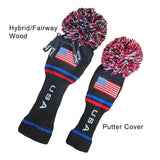 USA Pom Pom Head Cover