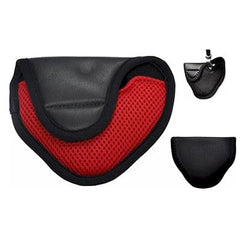 LEFT HANDED Deluxe Heel Shafted Mallet Style Putter Head Cover