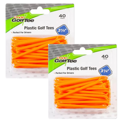 80 Pride Plastic Golf Tee: 2 3/4", 3 1/4" *CLOSEOUT DEAL*