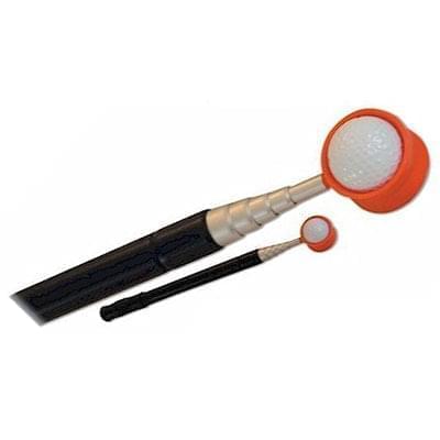 Golf Ball Retriever COMPACT EDITION Orange Pressure Fit Head