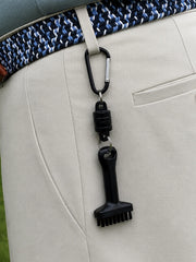 Grit and Groove Golf Club Brush with Break Away Magnetic System