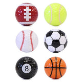 6 Sport Themed Golf Balls