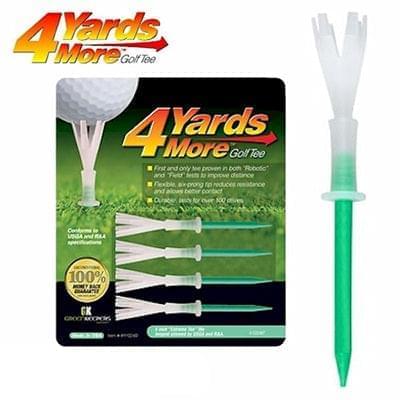 4 Yards More Reusable Golf Tees 4 Count