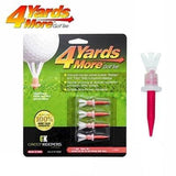 4 Yards More Reusable Golf Tees 4 Count