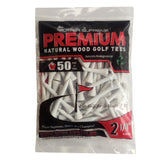 250 Premium Wood Golf Tees from Player Supreme - Available in multiple sizes and colors