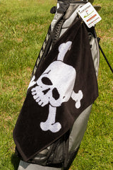 Skull & Bones Jacquard Multi-Use Sports Towel 16" x 24"