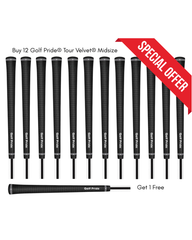 Golf Pride® Tour Velvet Midsize *SALE* Buy 12 get 1 FREE