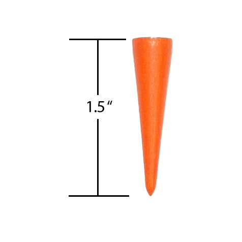 Extreme Carrot Tees / 1.5" / Natural Wood / 200 Count