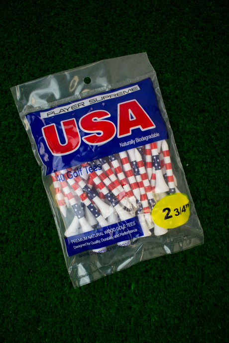 Player Supreme 80ct USA Golf Tees - 2 3/4"