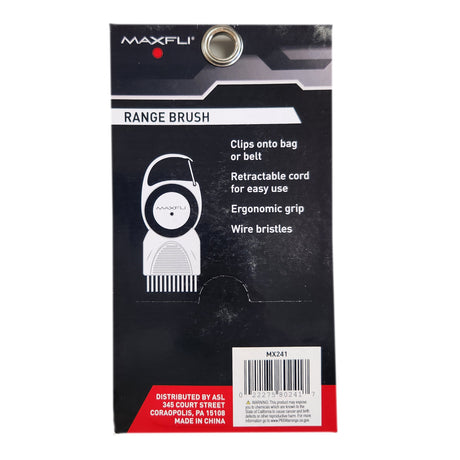 Range Brush with clip and Retractable Cord