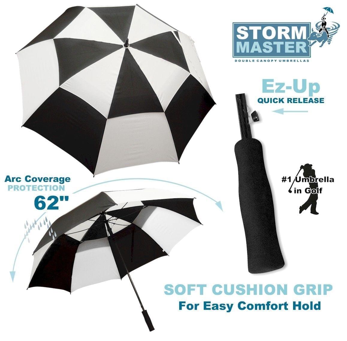 Double Canopy Umbrella (Various Colors Available)