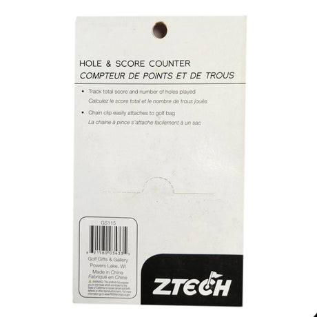 Ztech Hole & Score Counter