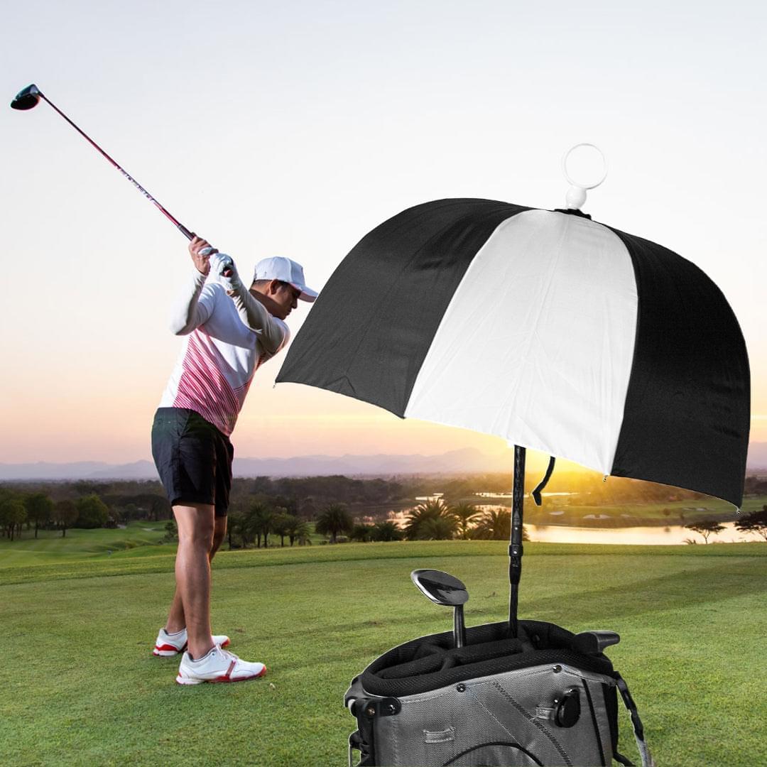 golf bag rain umbrella amazon JP Lann 2-IN-1 Golf Bag Umbrella AND Ball Retriever