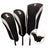 Hi Tech Contour Golf Club Head Cover Set White