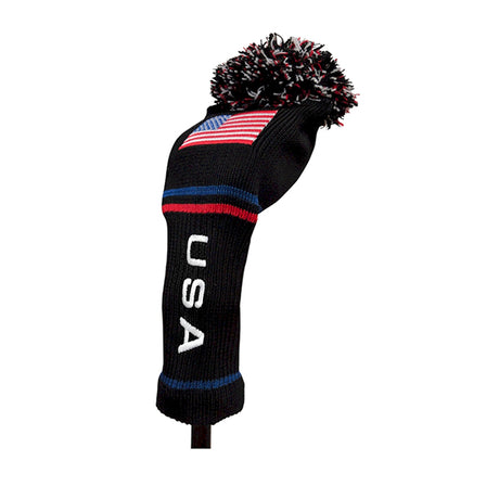 USA Pom Pom Golf Club Head Cover