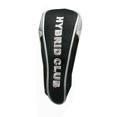 Hybrid Utility Golf Club Head Cover Silver Grey