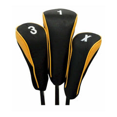Hi-Tech Contour Golf Head Cover Set 1-3-X - 2 Colors at CLOSEOUT PRICE