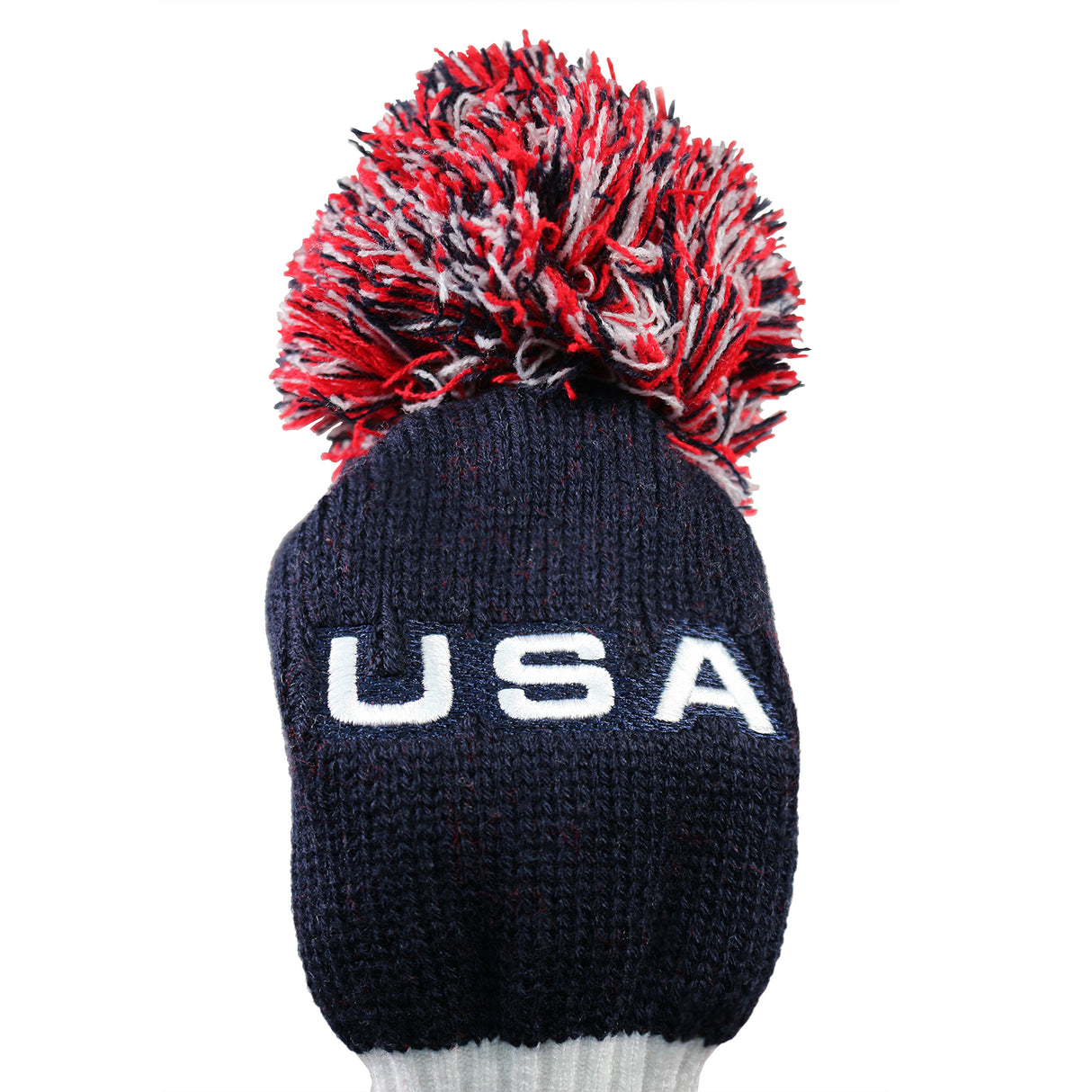 USA Stripes Pom Pom Head Cover