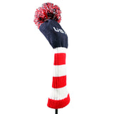 USA Stripes Pom Pom Head Cover