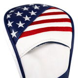 JP Lann USA Stars and Stripes Driver Fairway/Hybrid Headcover Leatherette Set 3 to 4 Pieces