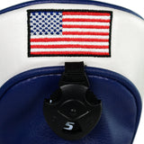 JP Lann USA Stars and Stripes Driver Fairway/Hybrid Headcover Leatherette Set 3 to 4 Pieces