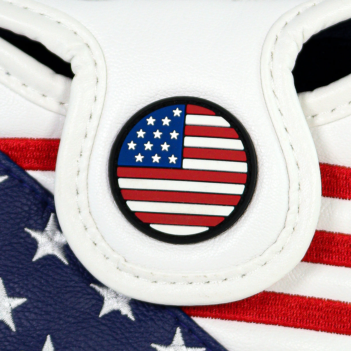 JP Lann USA Stars and Stripes Driver Fairway/Hybrid Headcover Leatherette Set 3 to 4 Pieces