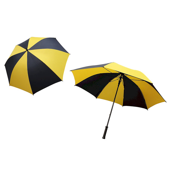 Single Canopy Auto Open Player Supreme Golf Umbrella Yellow and Blue