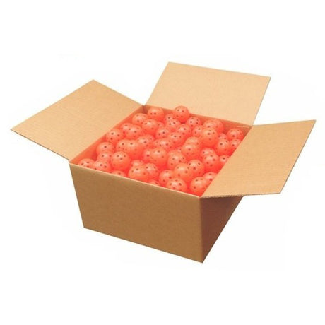 Orange Perforated Practice Golf Balls