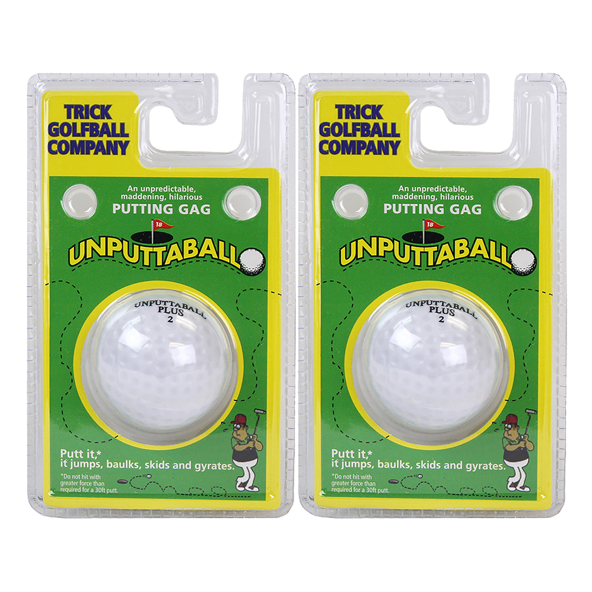 Unputtaball - Trick Golfball Company (Available in quantities of 1, 2 or 3)