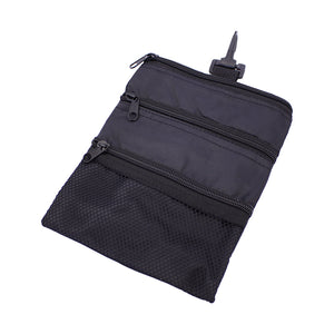 Golf Multi Pocket Tote Hand Bag Black