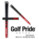 Golf Pride Decade Multi Compound Grip Standard Red