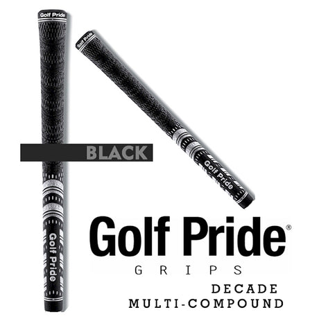 Golf Pride® Decade Multi-Compound Grip Standard-4 Colors (BUY 10 - GET 3 FREE!)  (Must add a set of 10 and set of 3 of same grips...Discount taken at check out.)