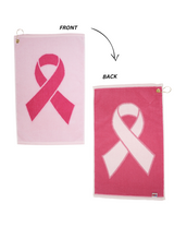 Pink Ribbon Multi-Use Sports Towel 16" x 24" - MADE IN USA!