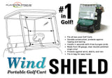 Player Supreme Portable Golf Cart Windshield