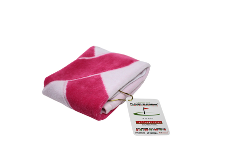 Pink Ribbon Multi-Use Sports Towel 16" x 24" - MADE IN USA!