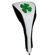 JP Lann Golf’s Lucky Irish Four Leaf Clover Shamrock Headcover For Drivers – Easy on-off Magnetic Closure - Premium Leather – Fits 460cc Drivers