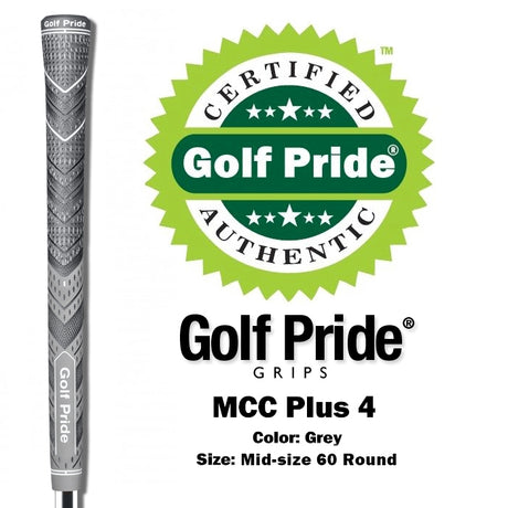 Golf Pride® MCC Plus4™ Grip Midsize - 2 Colors (BUY 10 - GET 3 FREE!)  (Must add a set of 10 and set of 3 of same grips...Discount taken at check out.)