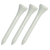 Pride Golf Tee Co. 2 1/8" White - Natural Wood Golf Tees 4 Pack (500 Count)