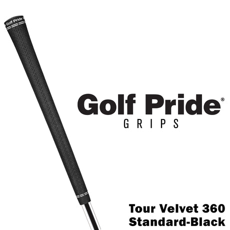 Golf Pride® Tour Velvet 360-2 sizes and 2 colors (BUY 10 - GET 3 FREE!)  (Must add a set of 10 and set of 3 of same grips...Discount taken at check out.)