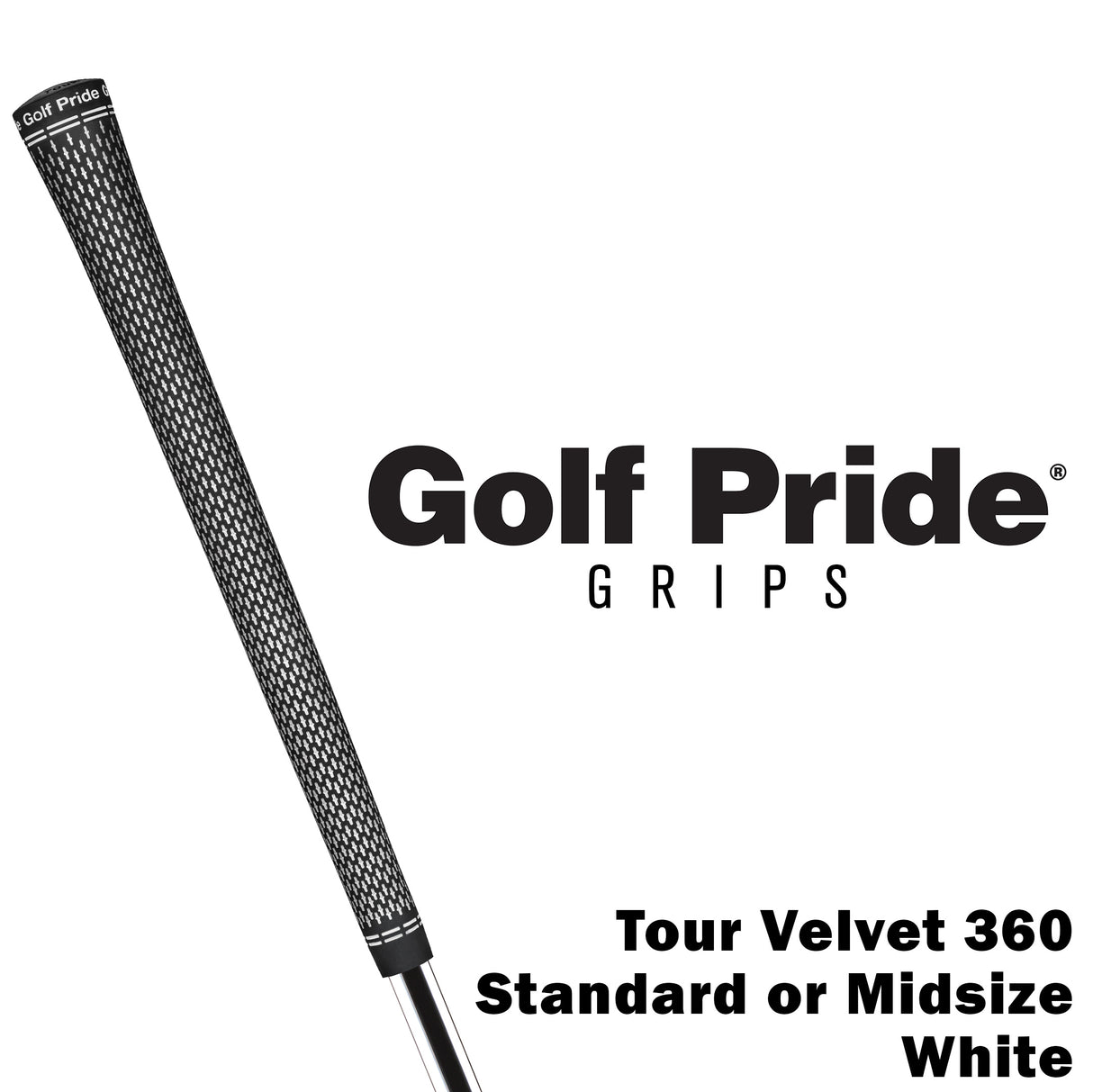 Golf Pride® Tour Velvet 360-2 sizes and 2 colors