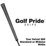 Golf Pride® Tour Velvet 360 (Multiple Colors & Sizes Available)