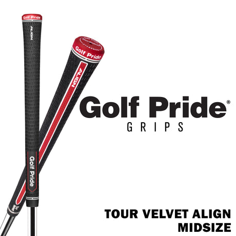 Golf Pride® Tour Velvet Align Grip STD & MID (BUY 10 - GET 3 FREE!)  (Must add a set of 10 and set of 3 of same grips...Discount taken at check out.)